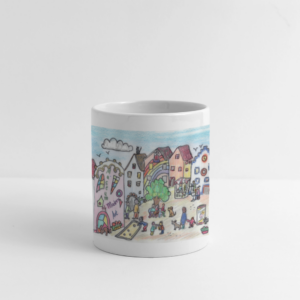 Panoramatasse - Dorfplatz