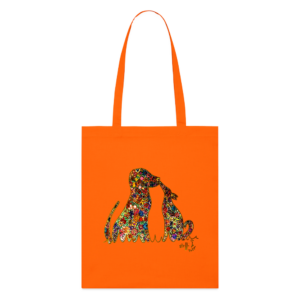 Bio-Stoffbeutel Blumenhunde