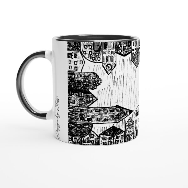 Tasse - Motiv Häuser – Bild 2