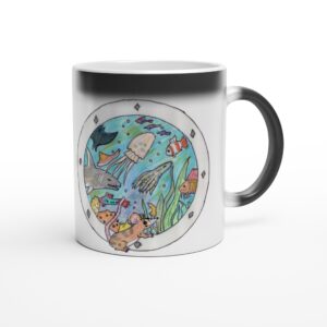 Magische Tasse - Motiv Bullauge