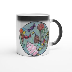 Magische Tasse - Motiv Süßkram