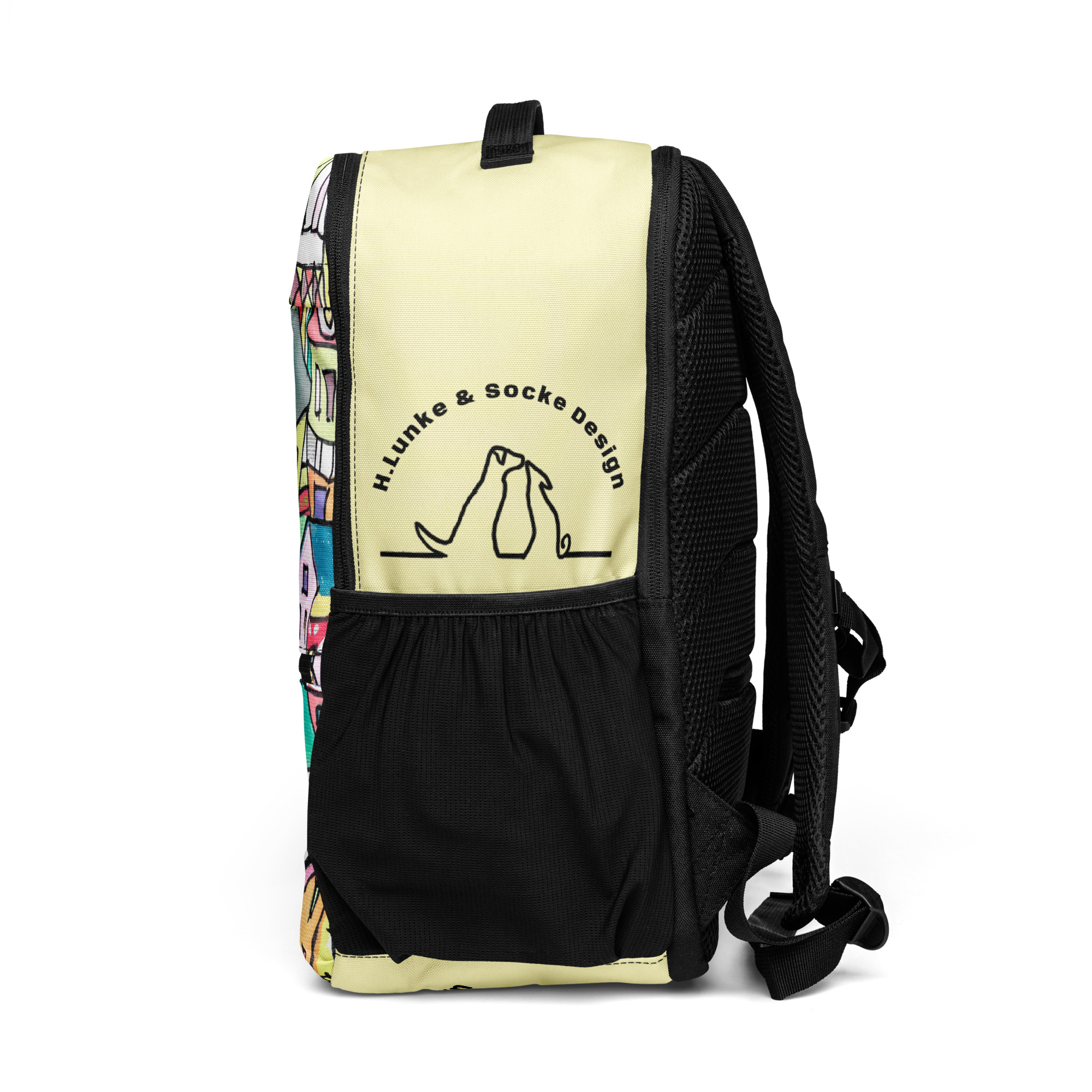 Allzweck-Rucksack - Motiv Häuser – Bild 3