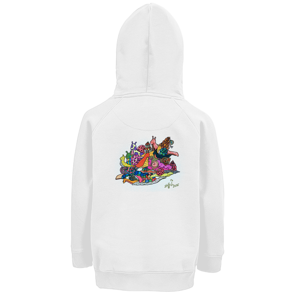Kinder Premium Bio Hoodie Schneckencarambolage