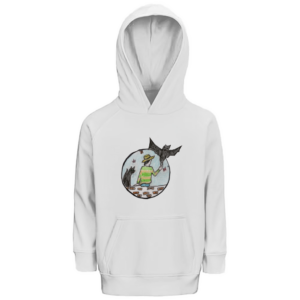 Kinder Premium Bio Hoodie Fledermaus