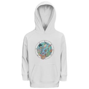 Kinder Premium Bio Hoodie Bullauge