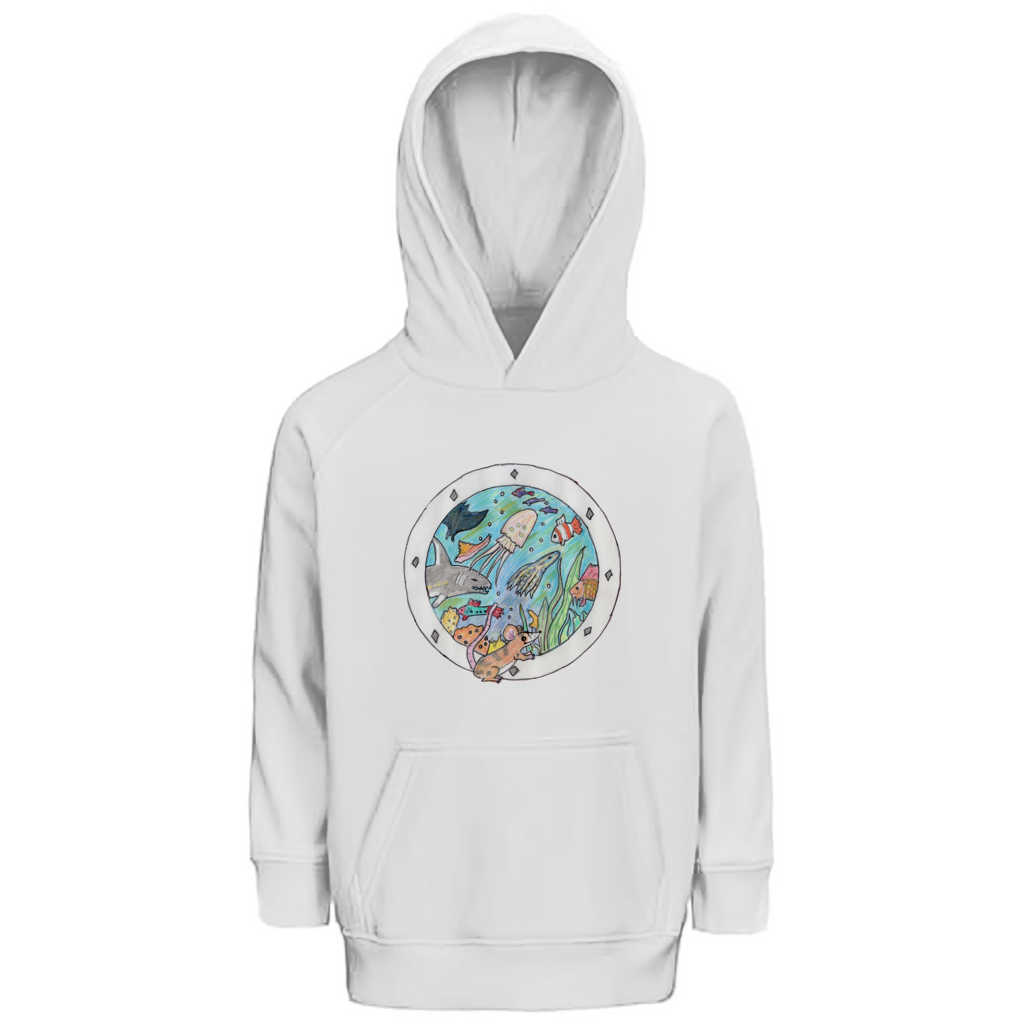 Kinder Premium Bio Hoodie Bullauge