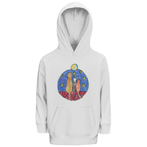 Kinder Premium Bio Hoodie Freunde