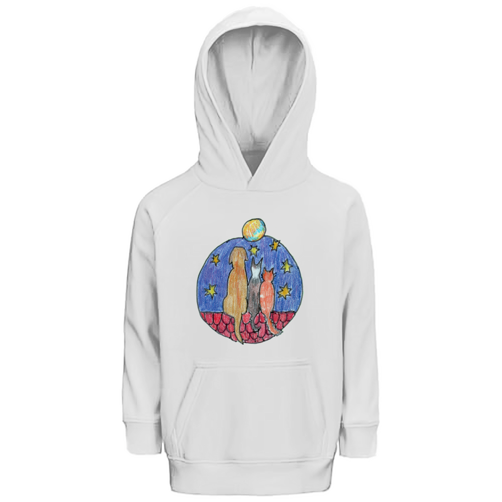 Kinder Premium Bio Hoodie Freunde