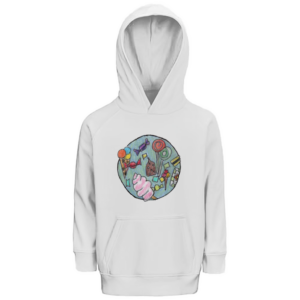 Kinder Premium Bio Hoodie Eis