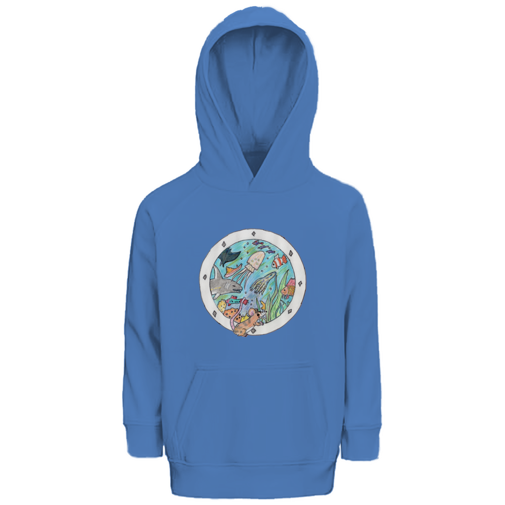 Kinder Premium Bio Hoodie Bullauge – Bild 2