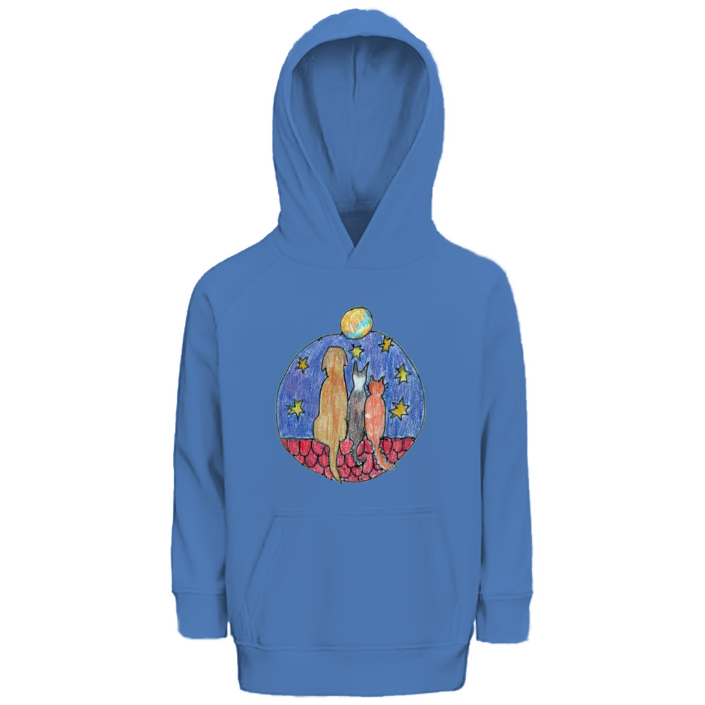Kinder Premium Bio Hoodie Freunde – Bild 2