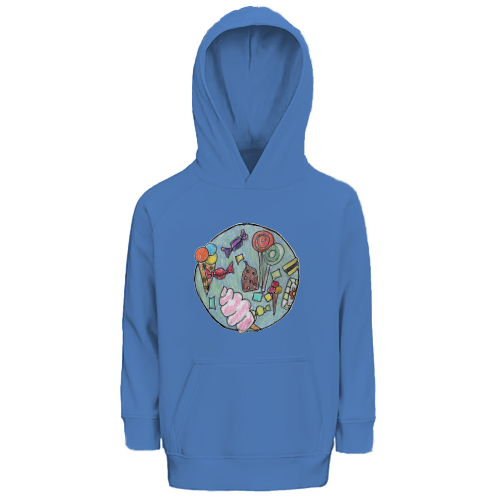 Kinder Premium Bio Hoodie Eis – Bild 2