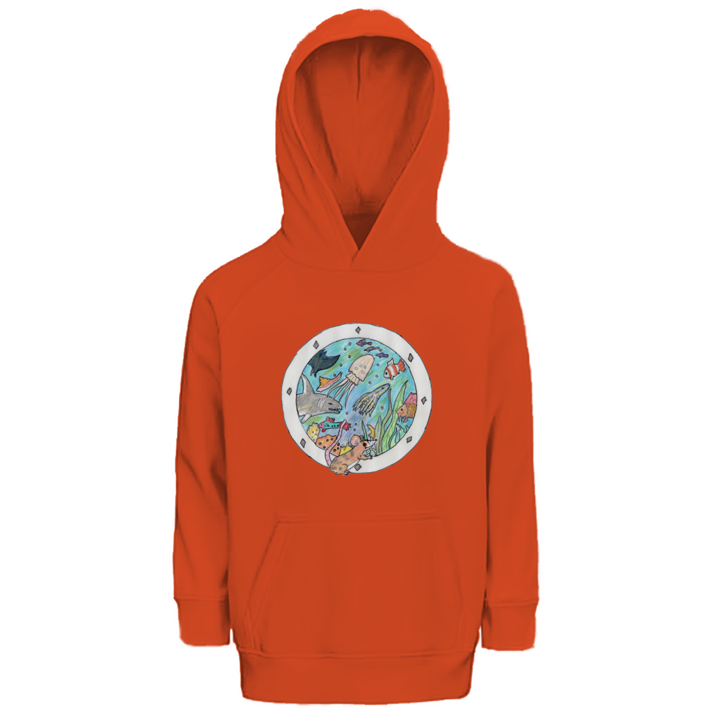 Kinder Premium Bio Hoodie Bullauge – Bild 3