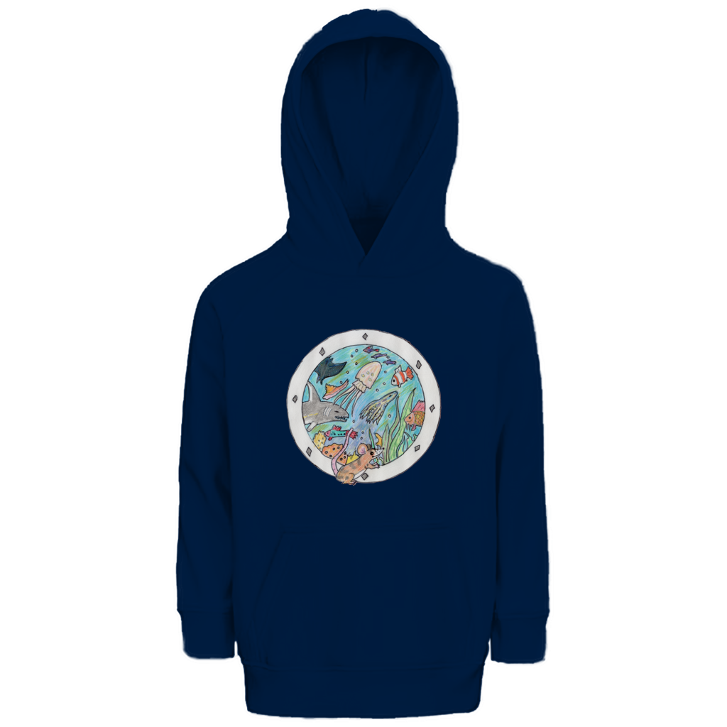 Kinder Premium Bio Hoodie Bullauge – Bild 4