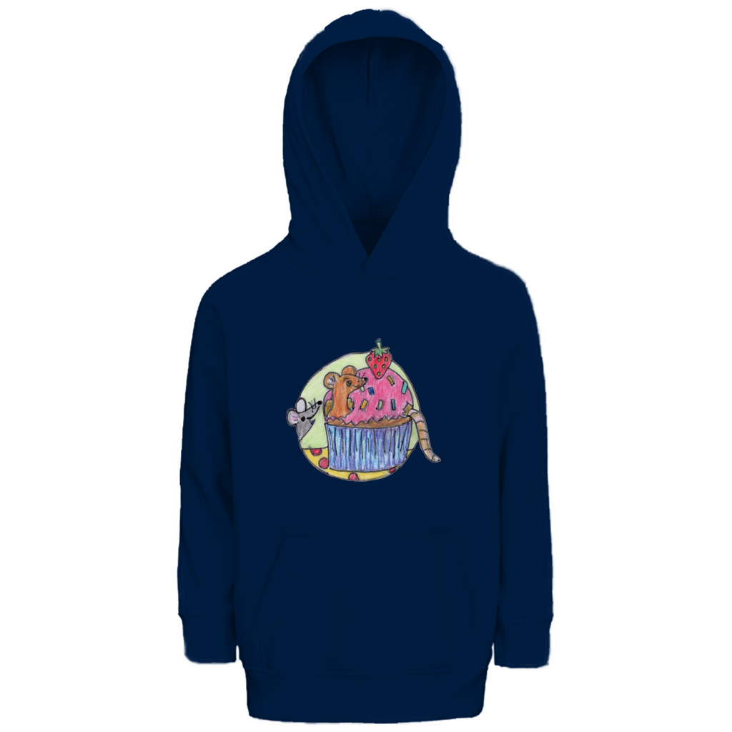 Kinder Premium Bio Hoodie Mäuse – Bild 4