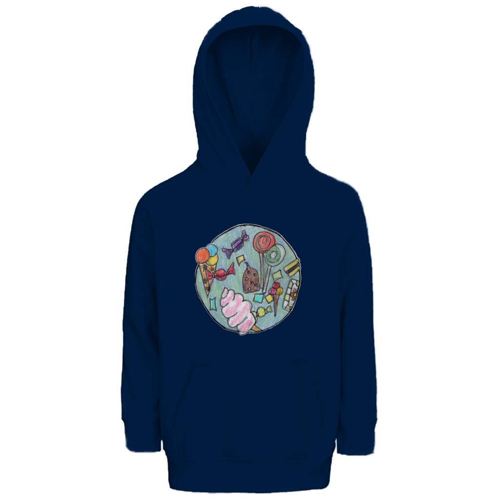 Kinder Premium Bio Hoodie Eis – Bild 4