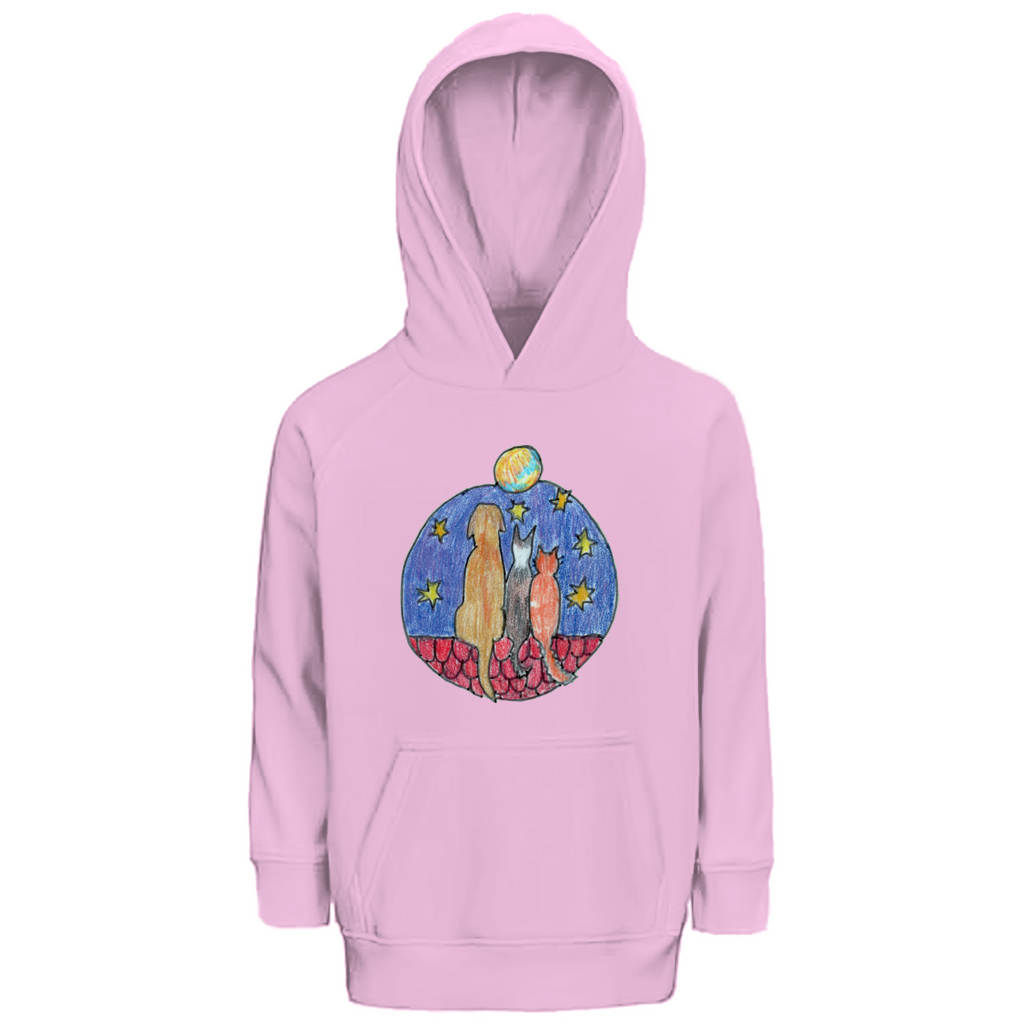 Kinder Premium Bio Hoodie Freunde – Bild 5