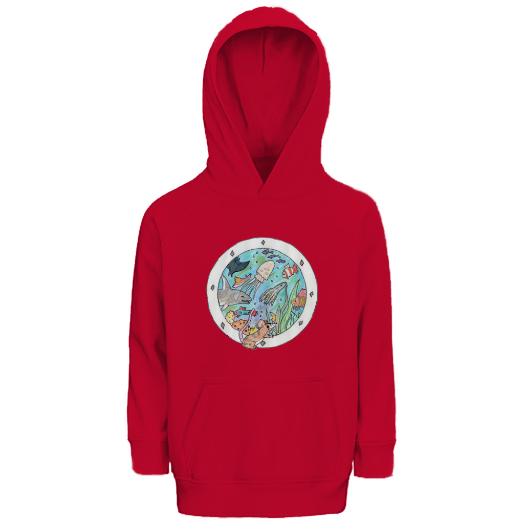 Kinder Premium Bio Hoodie Bullauge – Bild 6