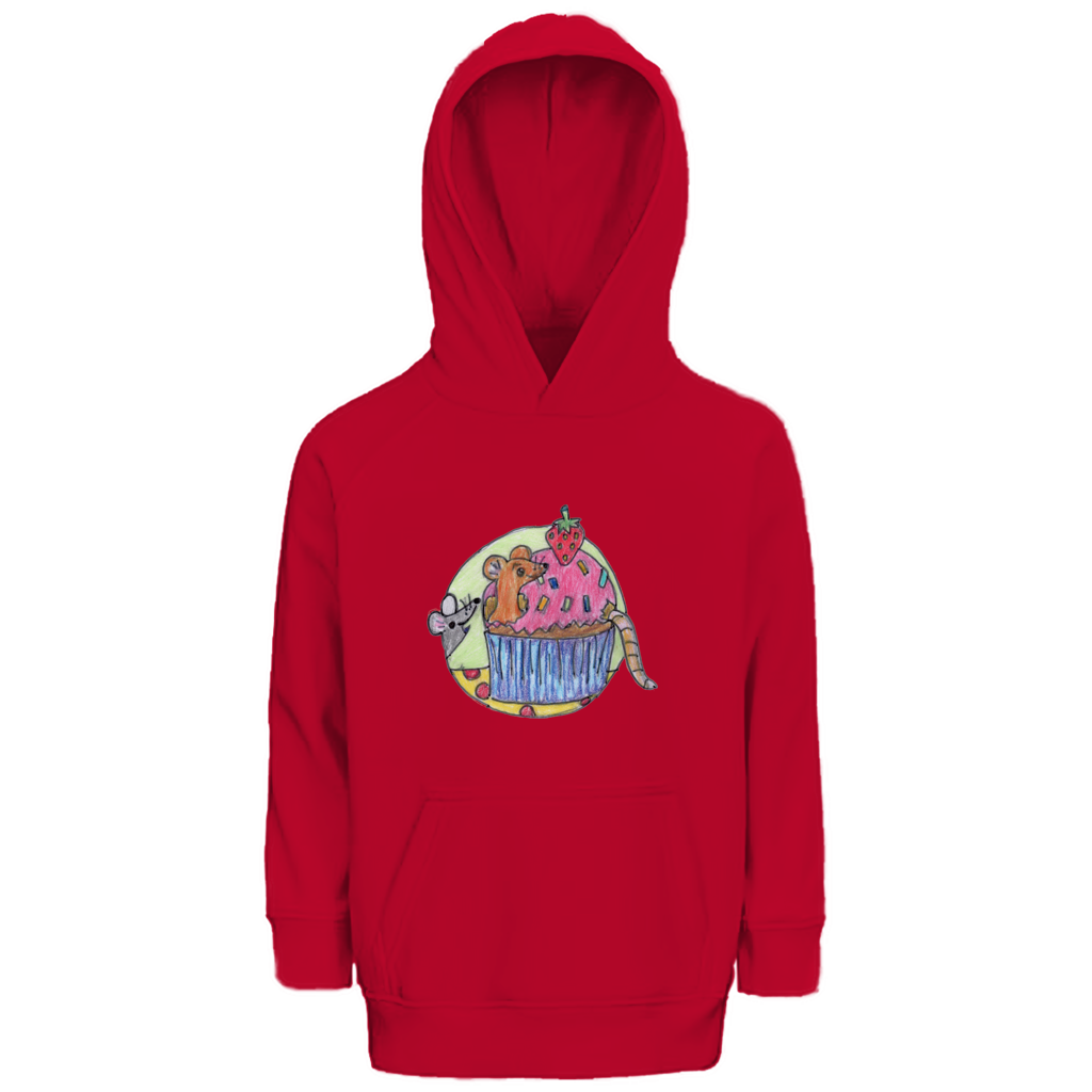 Kinder Premium Bio Hoodie Mäuse – Bild 6