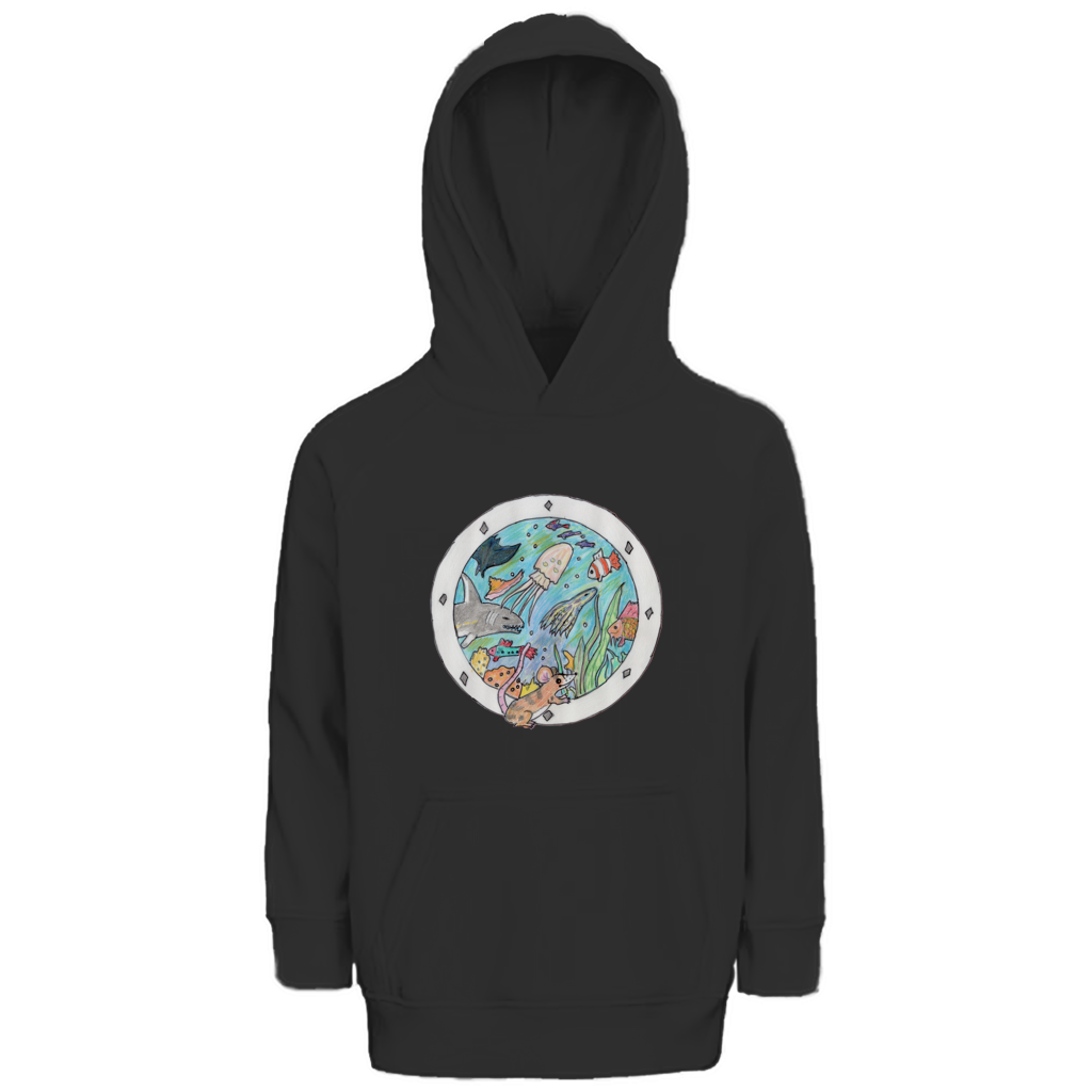 Kinder Premium Bio Hoodie Bullauge – Bild 7