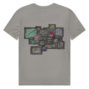 Herren Premium Bio T-Shirt Blätter, Pilze, Schnecken und Raupen