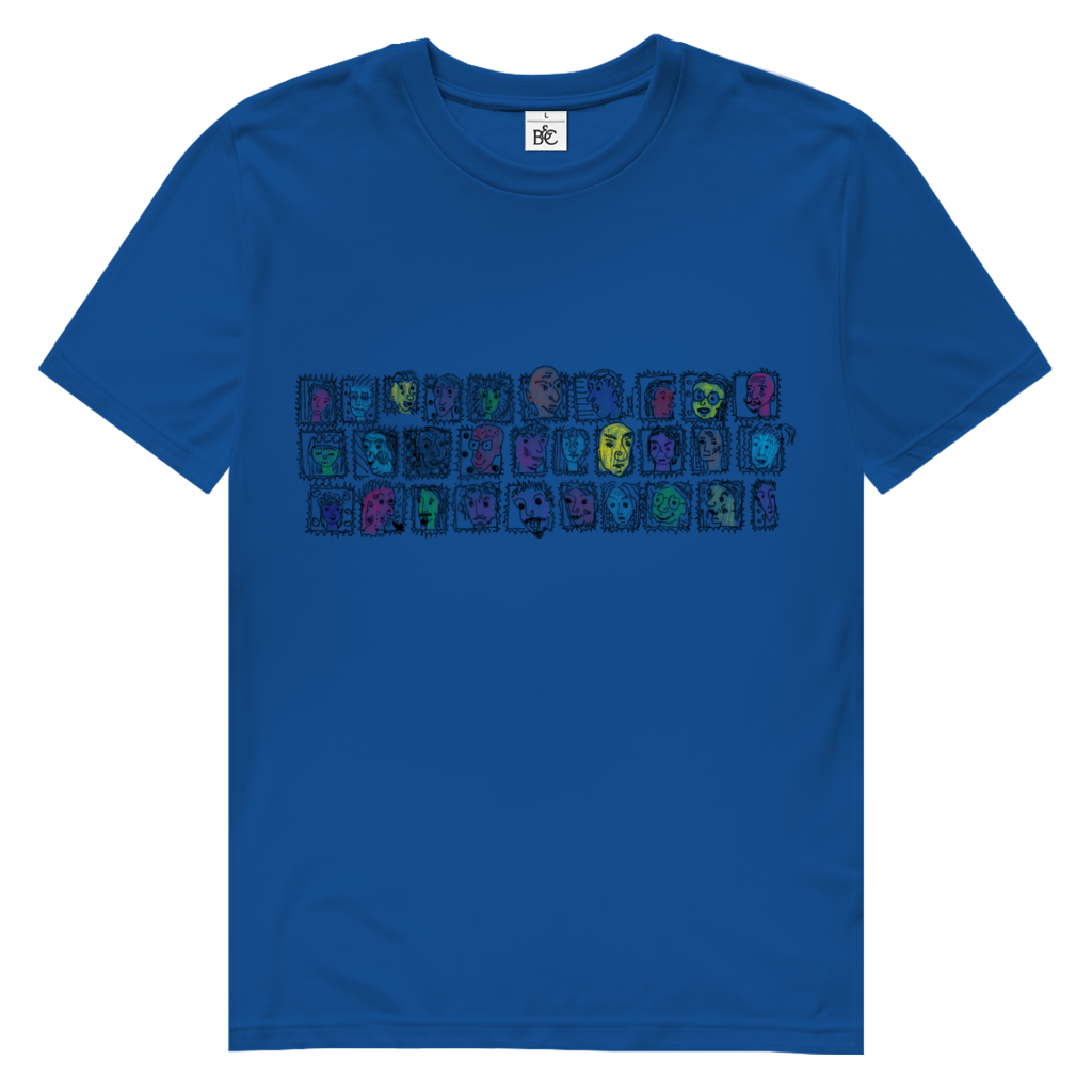 Herren Premium Bio T-Shirt Köpfe – Bild 10