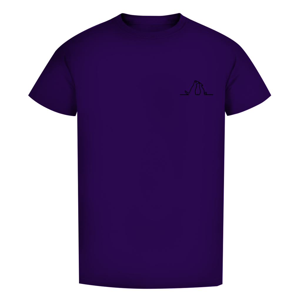 Herren Premium Bio T-Shirt Blumenhunde – Bild 27