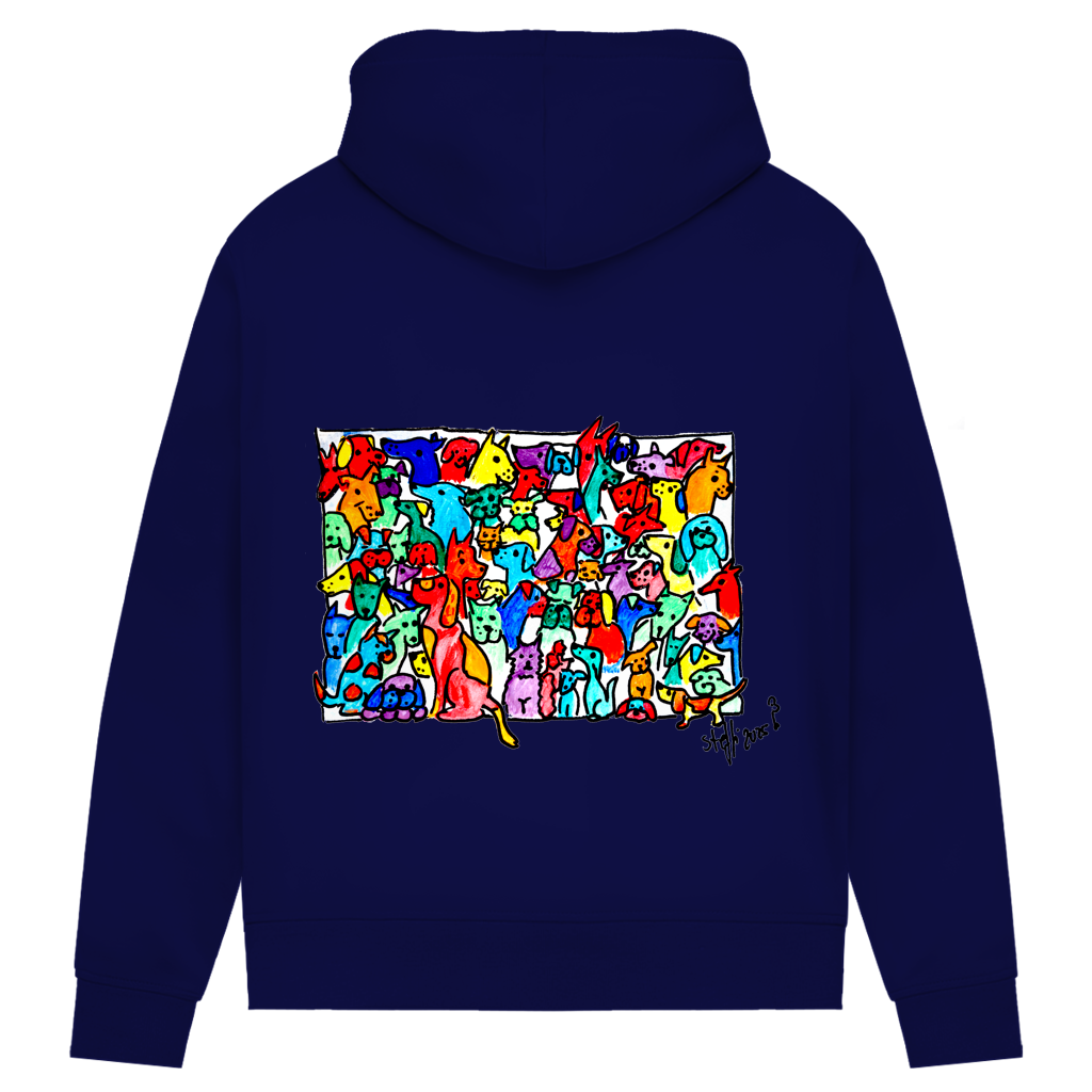 Damen Premium Bio Hoodie Find the Cat 4 – Bild 6