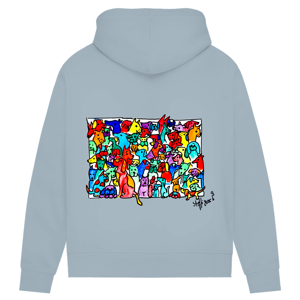 Damen Premium Bio Hoodie Find the Cat 4 – Bild 7