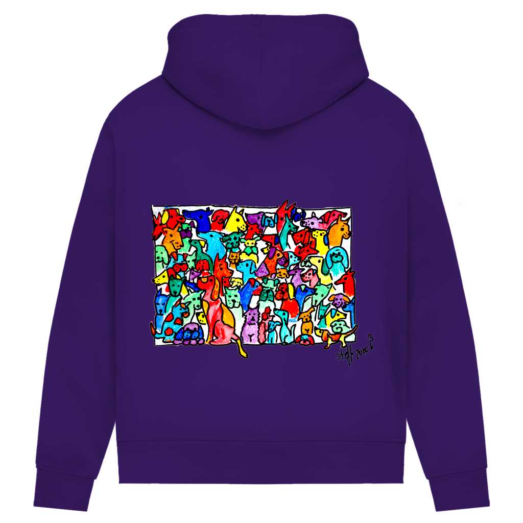 Damen Premium Bio Hoodie Find the Cat 4 – Bild 9