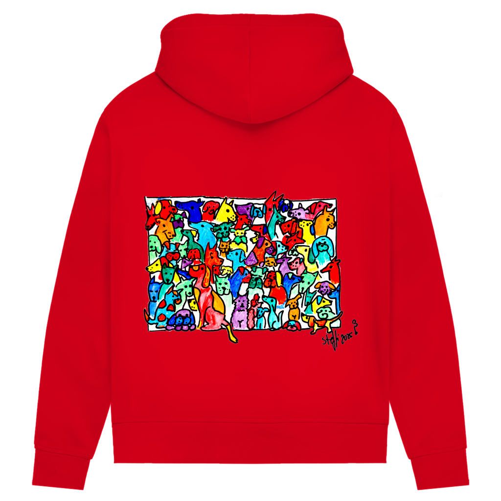 Damen Premium Bio Hoodie Find the Cat 4 – Bild 10