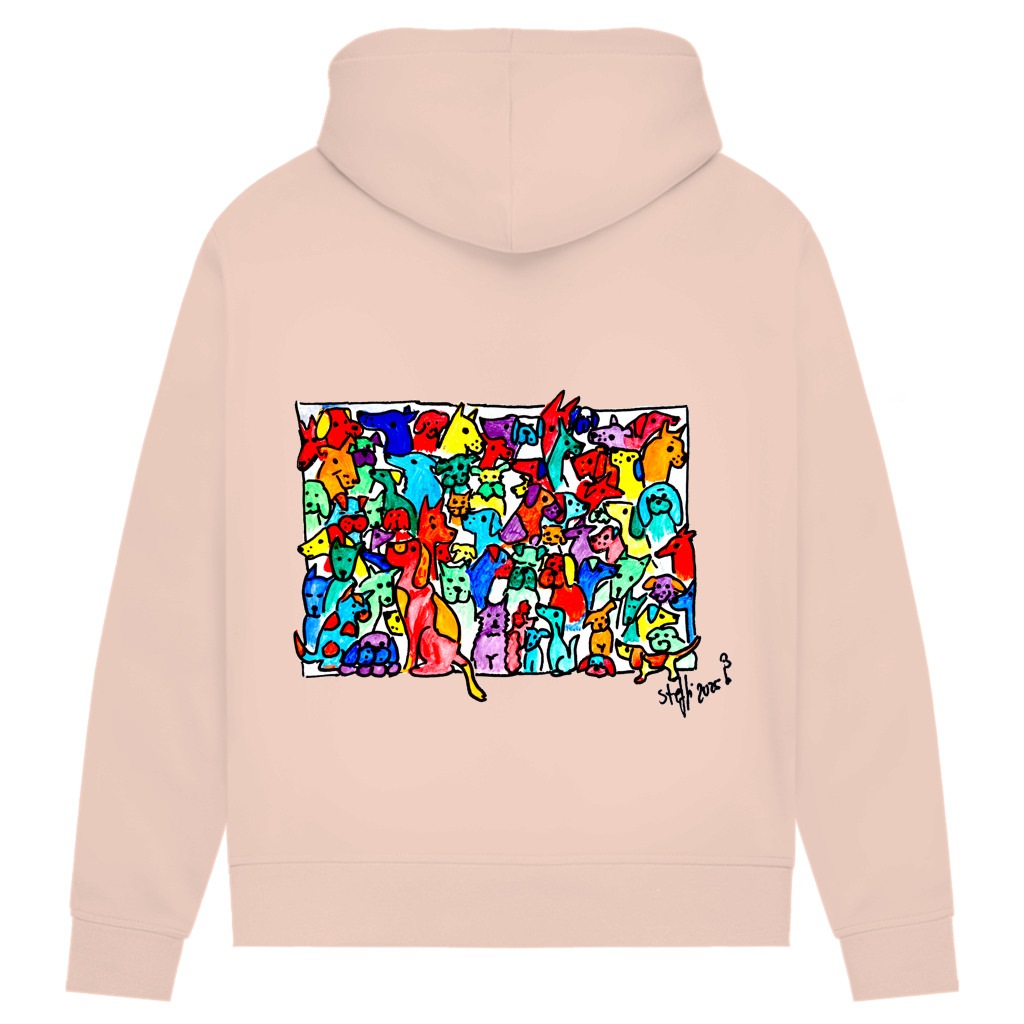 Damen Premium Bio Hoodie Find the Cat 4 – Bild 12