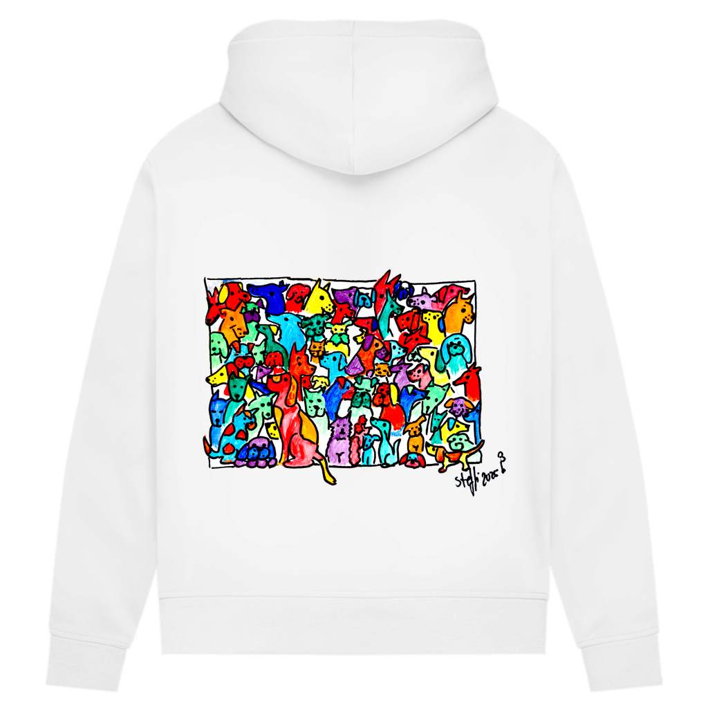 Damen Premium Bio Hoodie Find the Cat 4 – Bild 13