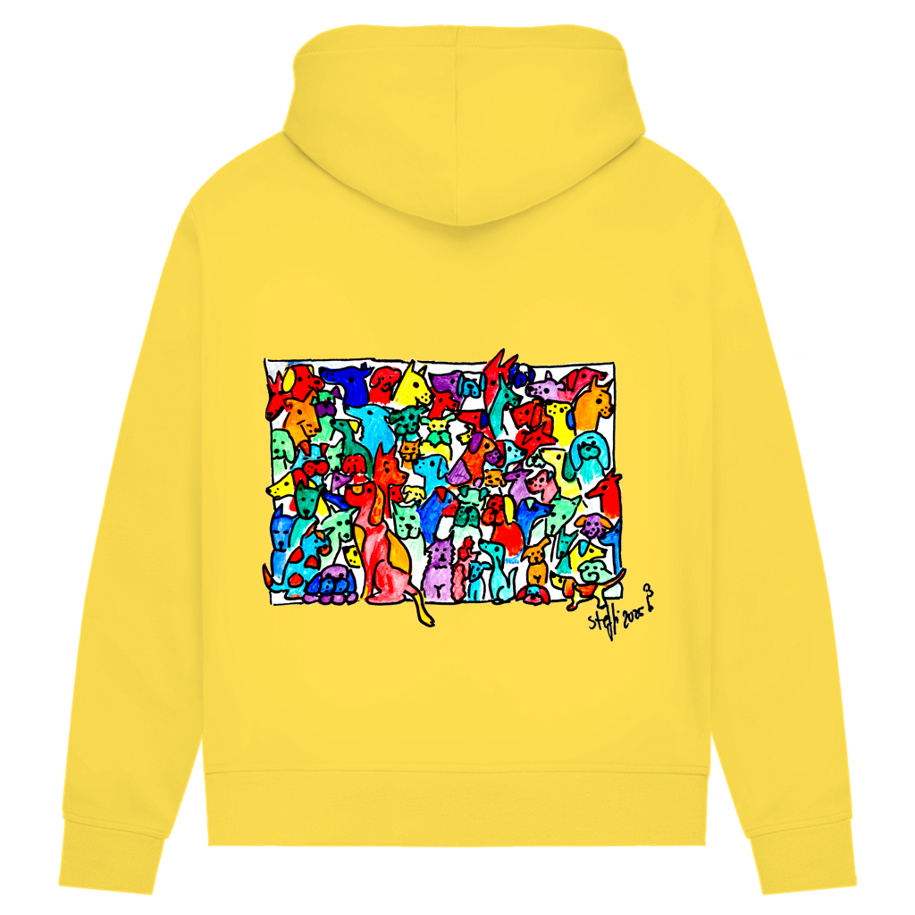 Damen Premium Bio Hoodie Find the Cat 4 – Bild 14