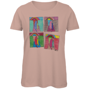 Damen Premium Bio T-Shirt PastellHunde