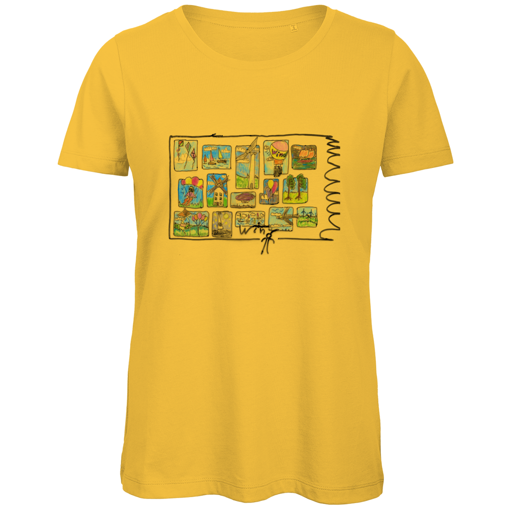 Damen Premium Bio T-Shirt Wind