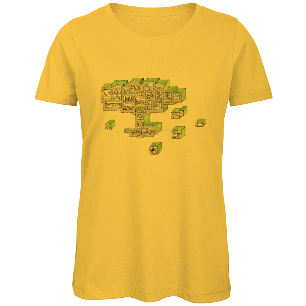 Damen Premium Bio T-Shirt Baum – Bild 3