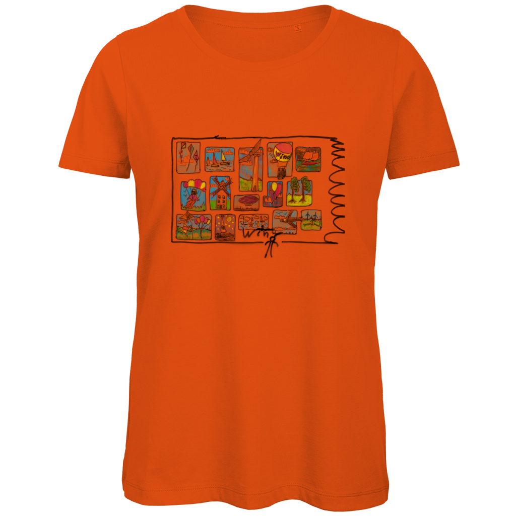 Damen Premium Bio T-Shirt Wind – Bild 3