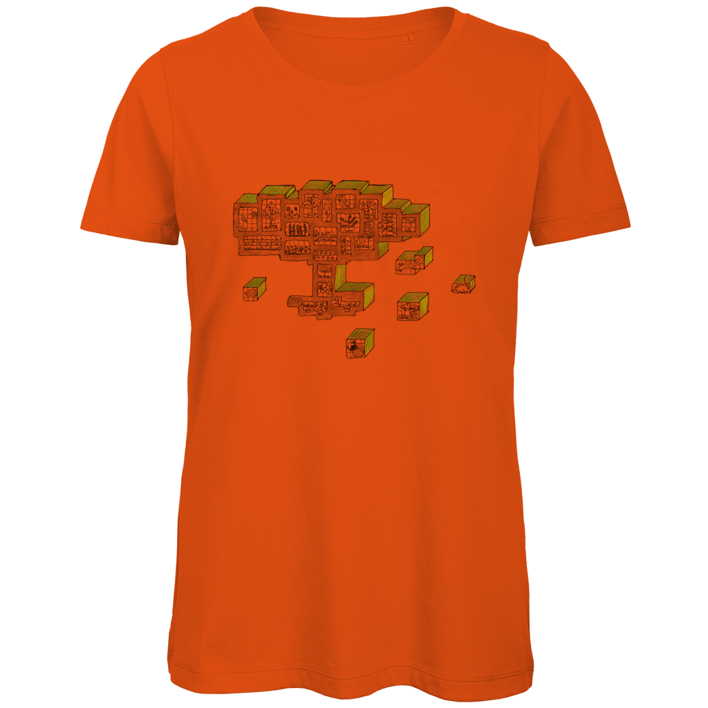 Damen Premium Bio T-Shirt Baum – Bild 4
