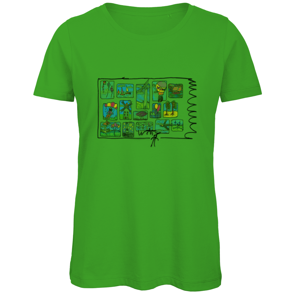 Damen Premium Bio T-Shirt Wind – Bild 4