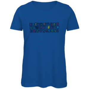 Damen Premium Bio T-Shirt Köpfe