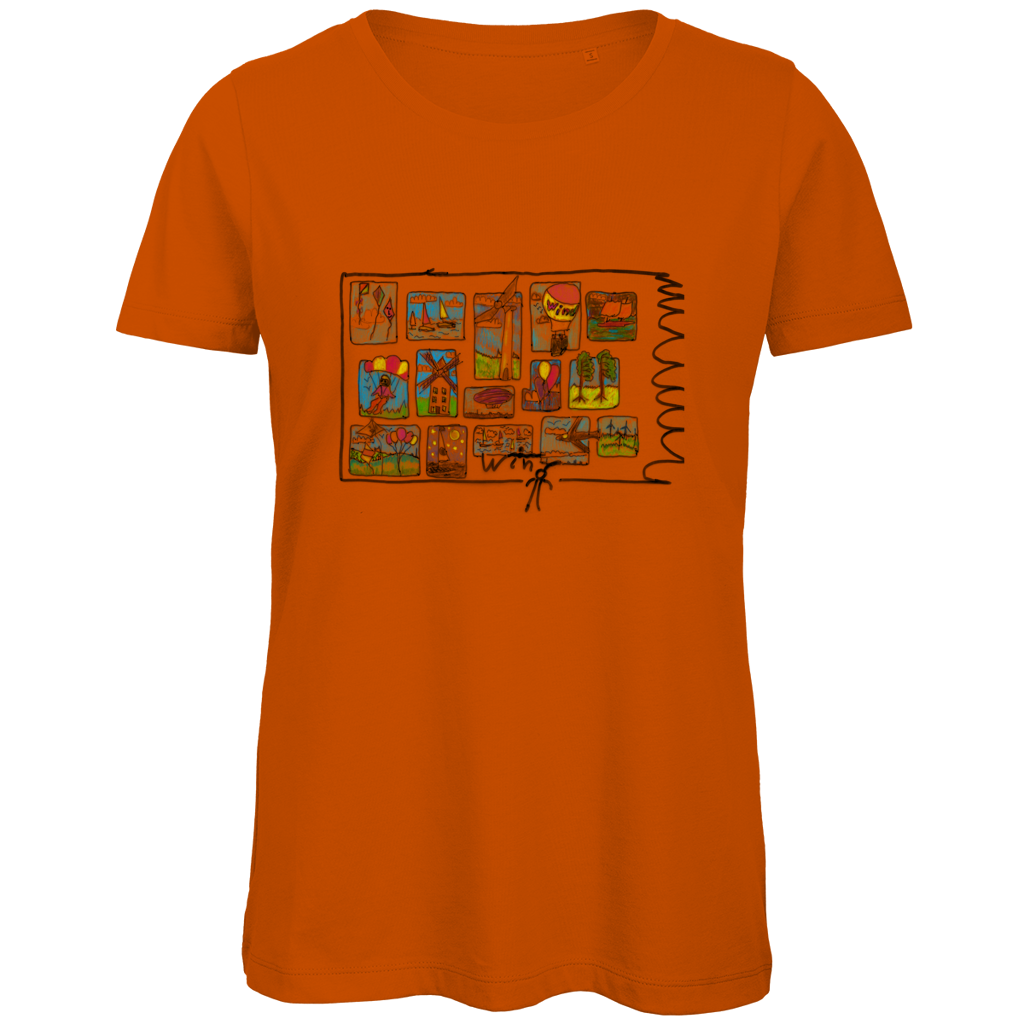 Damen Premium Bio T-Shirt Wind – Bild 6
