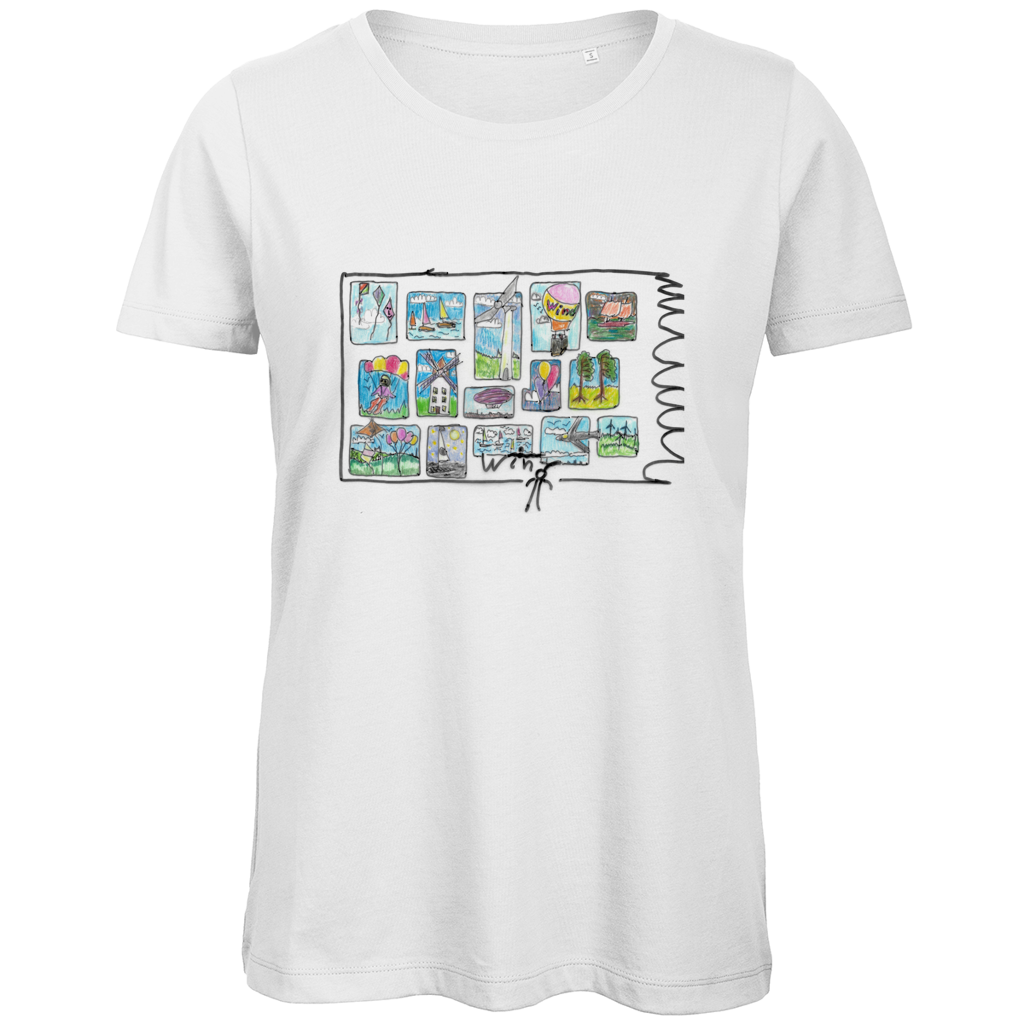 Damen Premium Bio T-Shirt Wind – Bild 7