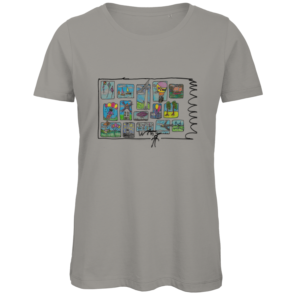Damen Premium Bio T-Shirt Wind – Bild 8