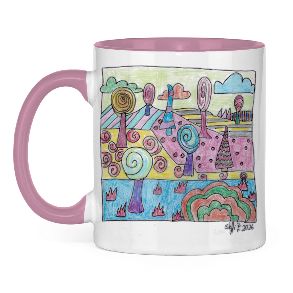Tasse zweifarbig LolliBäume – Bild 5
