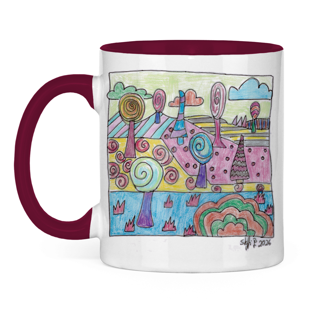 Tasse zweifarbig LolliBäume – Bild 7