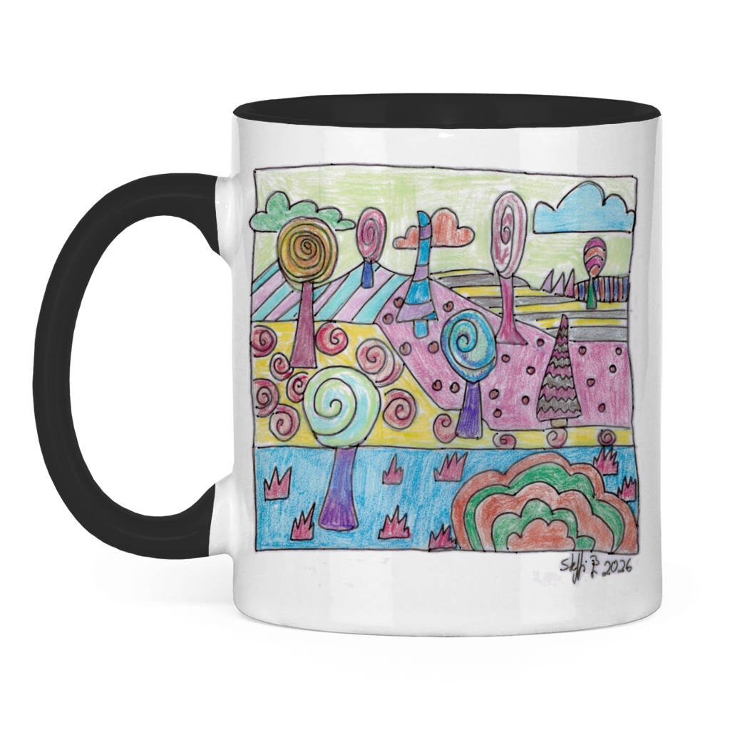 Tasse zweifarbig LolliBäume – Bild 8