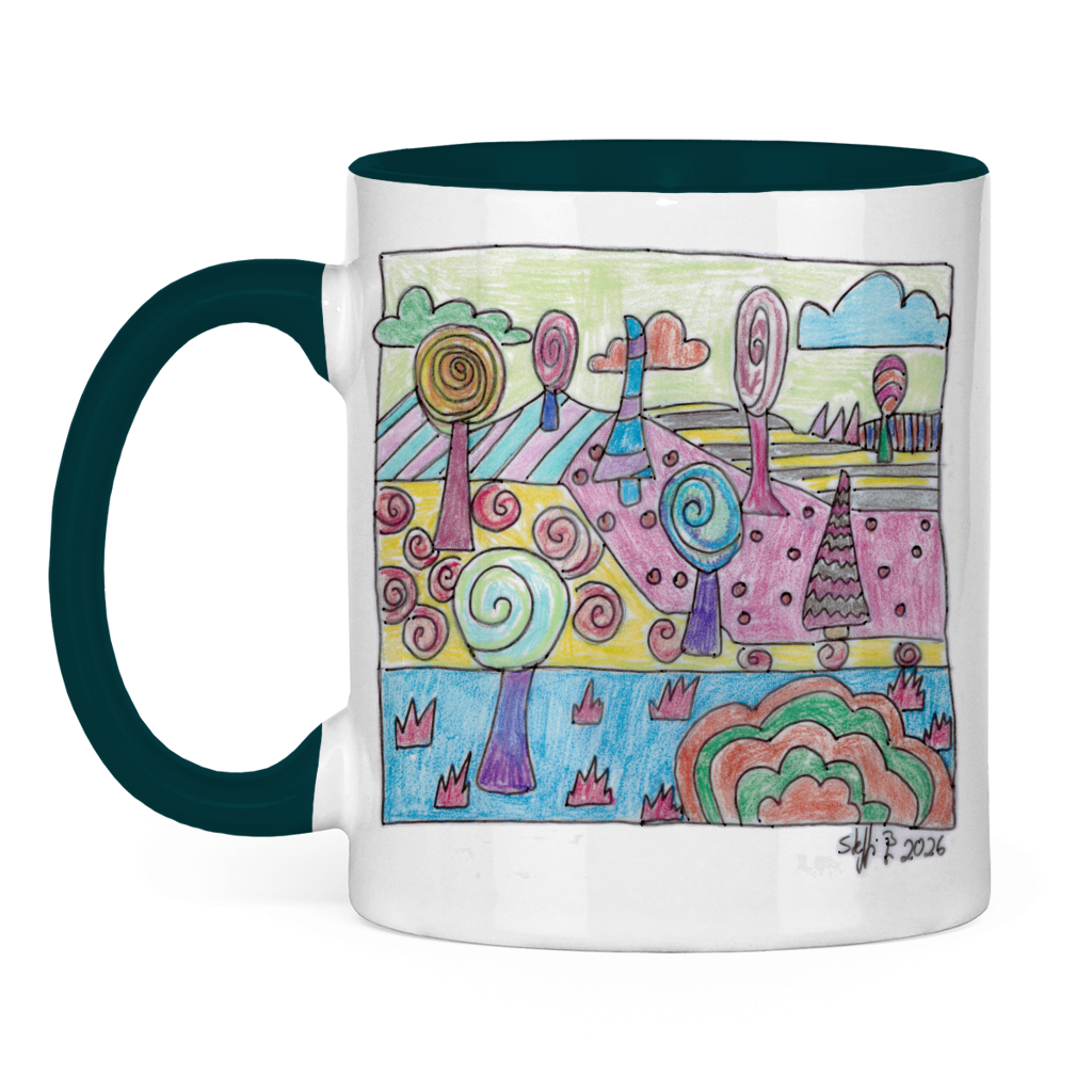 Tasse zweifarbig LolliBäume – Bild 9