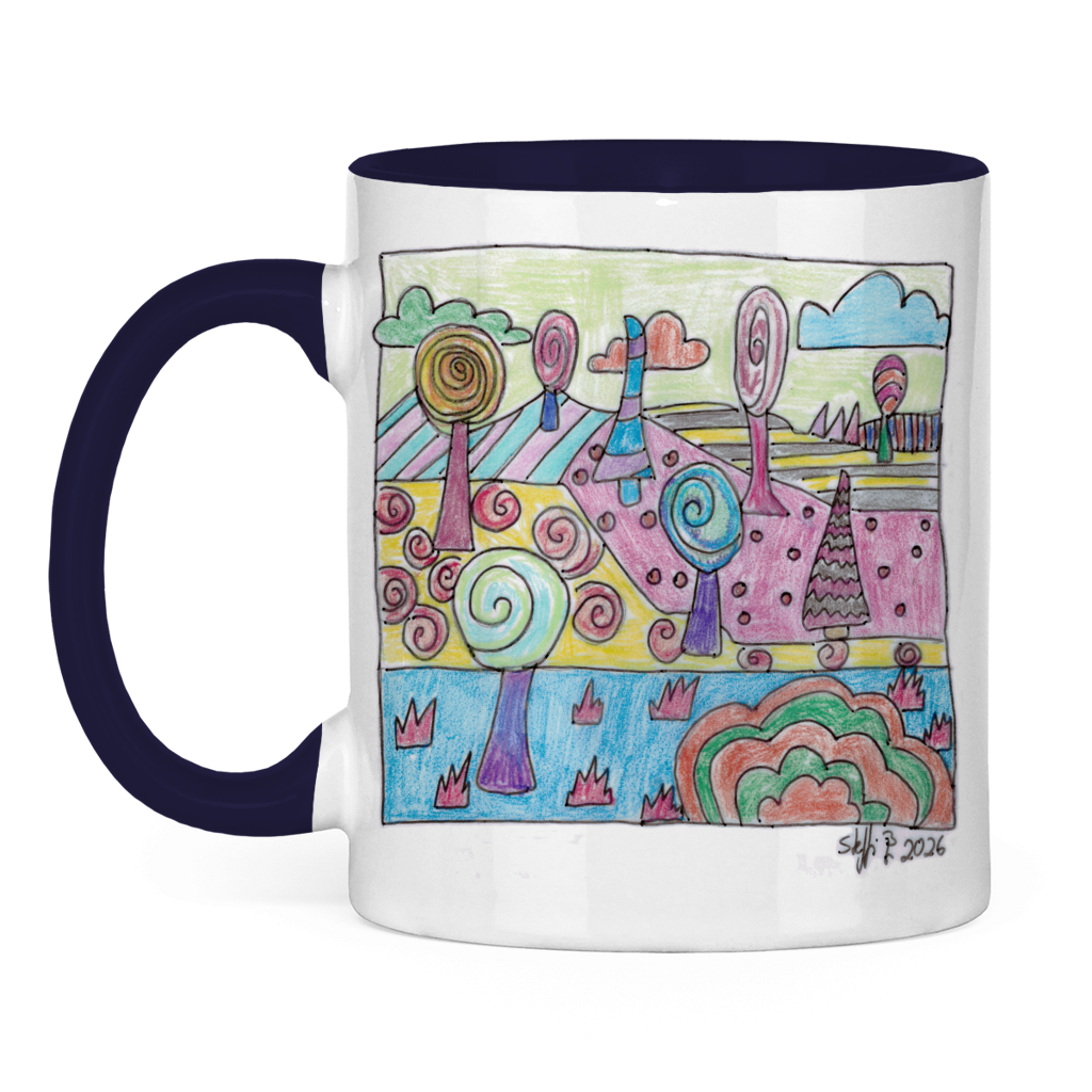 Tasse zweifarbig LolliBäume – Bild 10