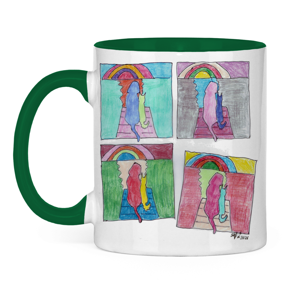 Tasse zweifarbig PastellHunde – Bild 11